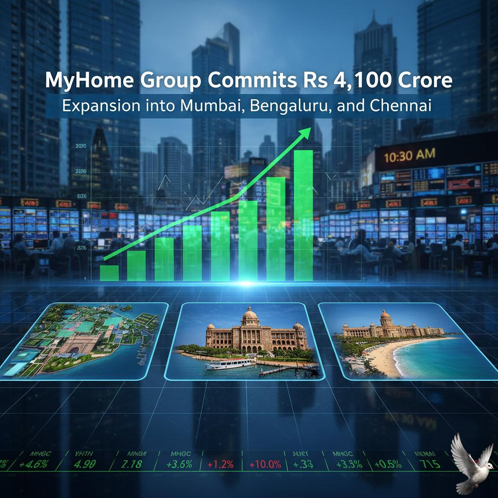 MyHome Group Commits Rs 4,100 Crore for Expansion into Mumbai, Bengaluru, and Chennai