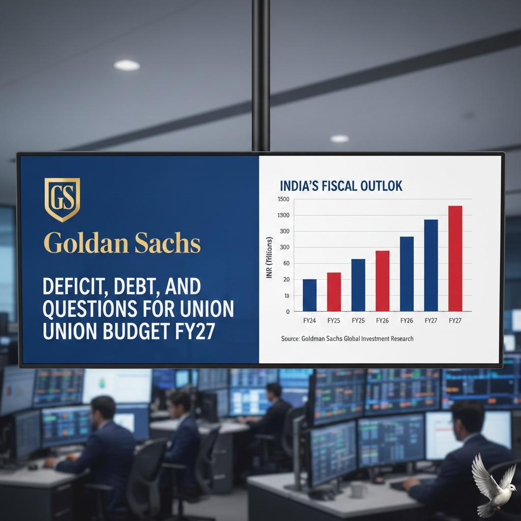 Goldman Sachs: Deficit, Debt, and Demand Questions for Union Budget FY27