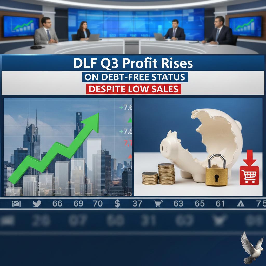 DLF Q3 Profit Rises on Debt-Free Status Despite Low Sales