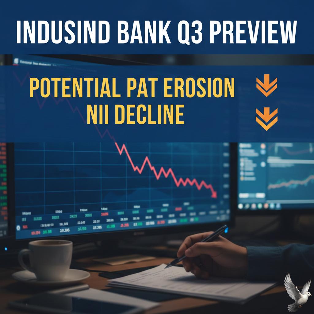 IndusInd Bank Q3 Preview: Potential PAT Erosion, NII Decline