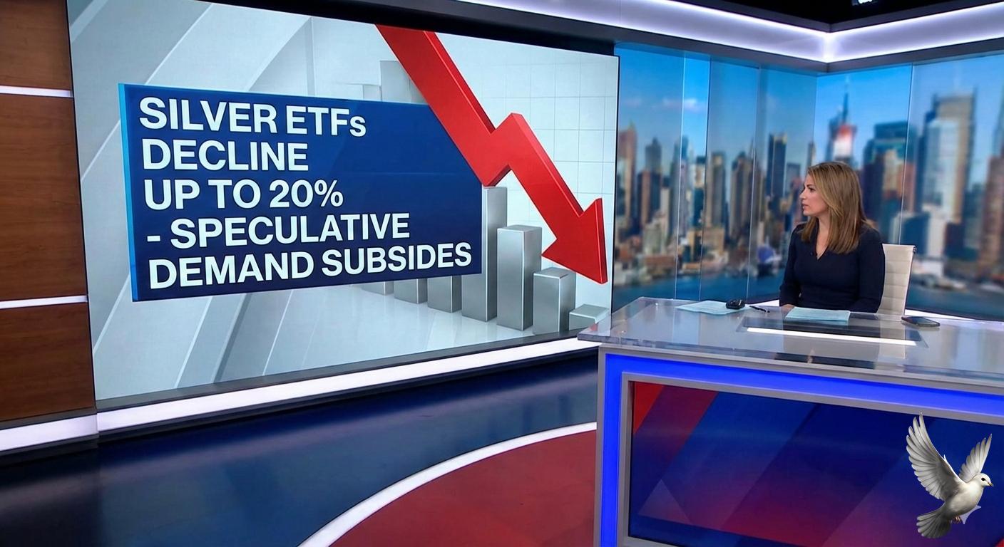 Silver ETFs Decline Up to 20% as Speculative Demand Subsides