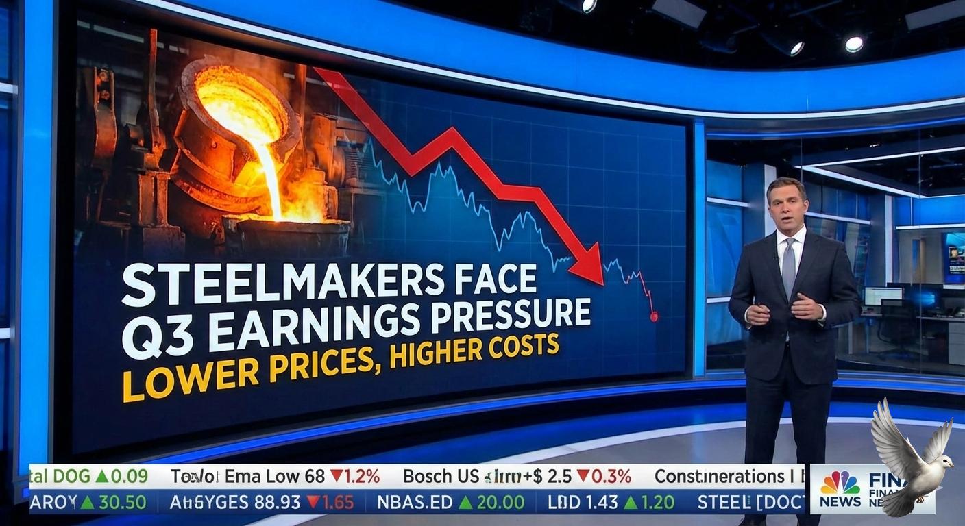 Steelmakers Face Q3 Earnings Pressure on Lower Prices, Higher Costs