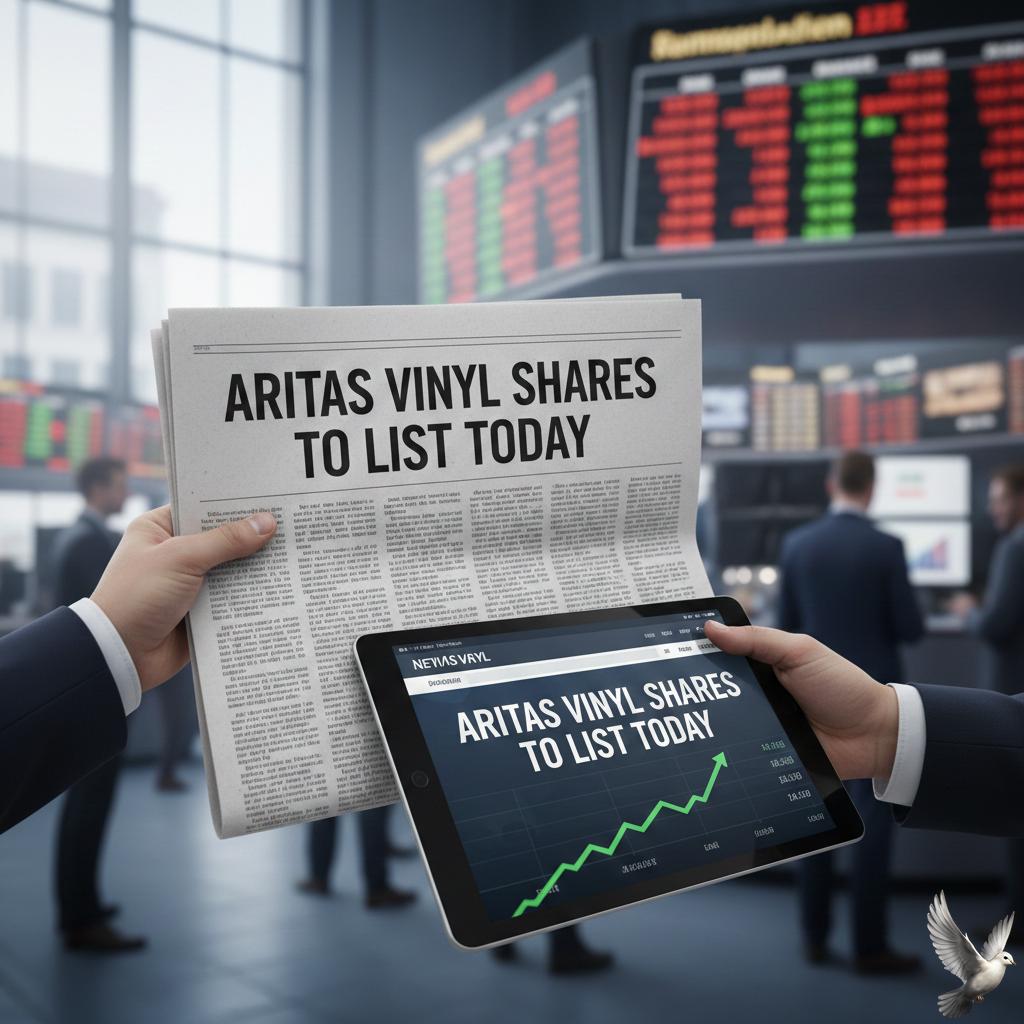 Aritas Vinyl Shares to List Today
