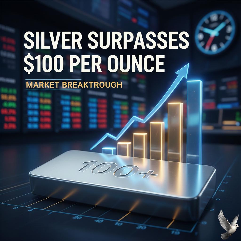 Silver Surpasses $100 Per Ounce