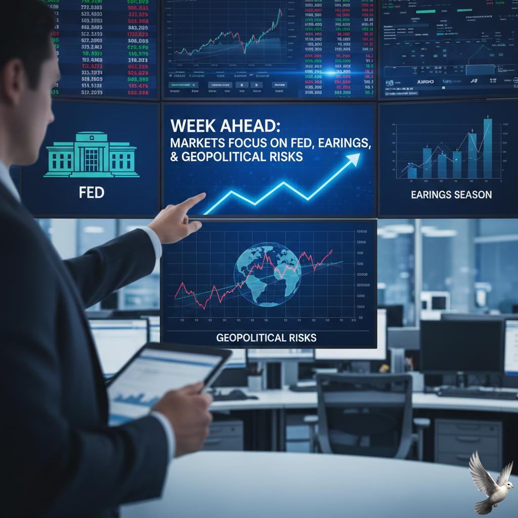 Week Ahead: Markets Focus on Fed, Earnings, and Geopolitical Risks