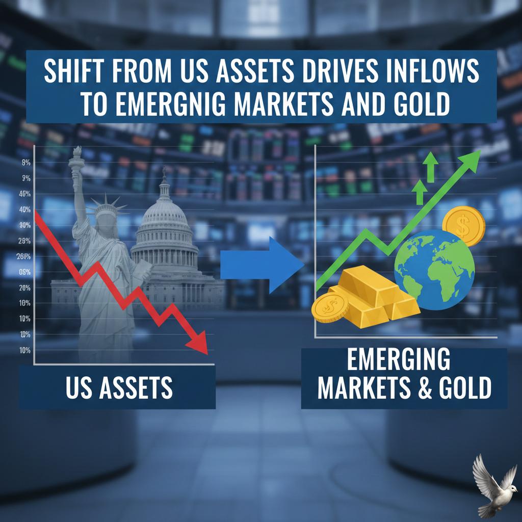 Shift from US Assets Drives Inflows to Emerging Markets and Gold