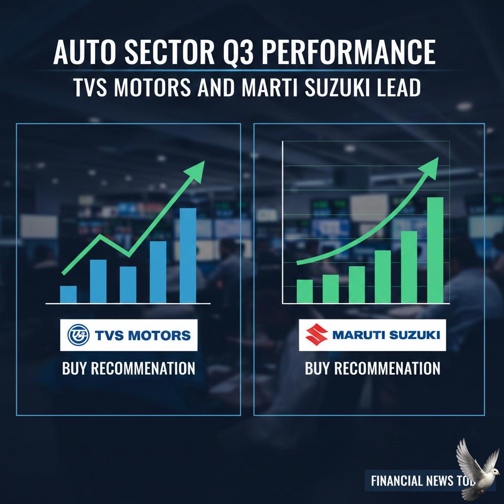 Auto Sector Q3 Performance: TVS Motors and Maruti Suzuki Lead Buy Recommendations