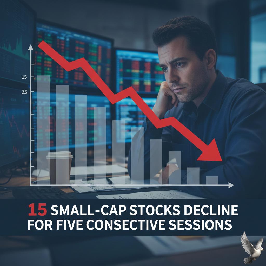 15 Small-Cap Stocks Decline for Five Consecutive Sessions