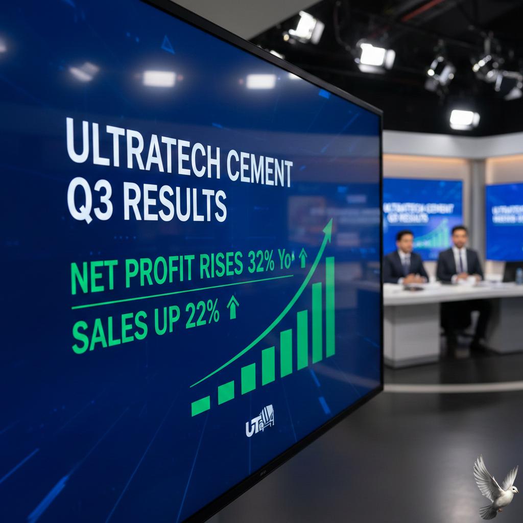 UltraTech Cement Q3 Results: Net Profit Rises 32% YoY, Sales Up 22%