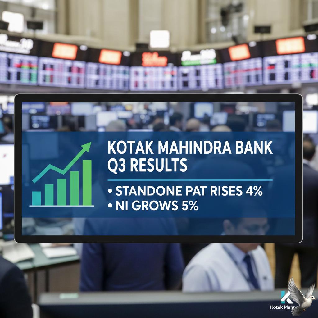 Kotak Mahindra Bank Q3 Results: Standalone PAT Rises 4%, NII Grows 5%