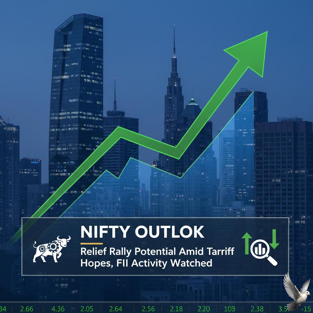 Nifty Outlook: Relief Rally Potential Amid Tariff Hopes, FII Activity Watched