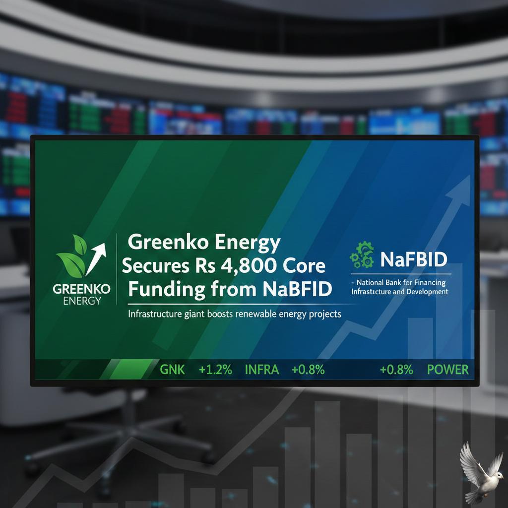 Greenko Energy Secures Rs 4,800 Crore Funding from NaBFID