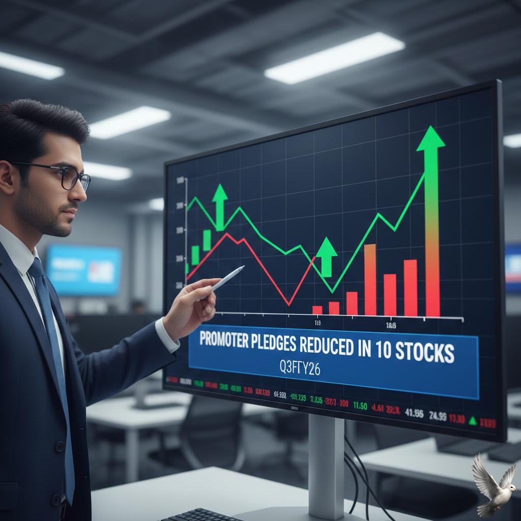 Promoter Pledges Reduced in 10 Stocks in Q3FY26