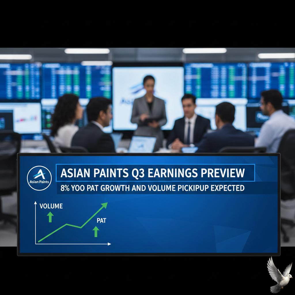 Asian Paints Q3 Earnings Preview: 8% YoY PAT Growth and Volume Pickup Expected