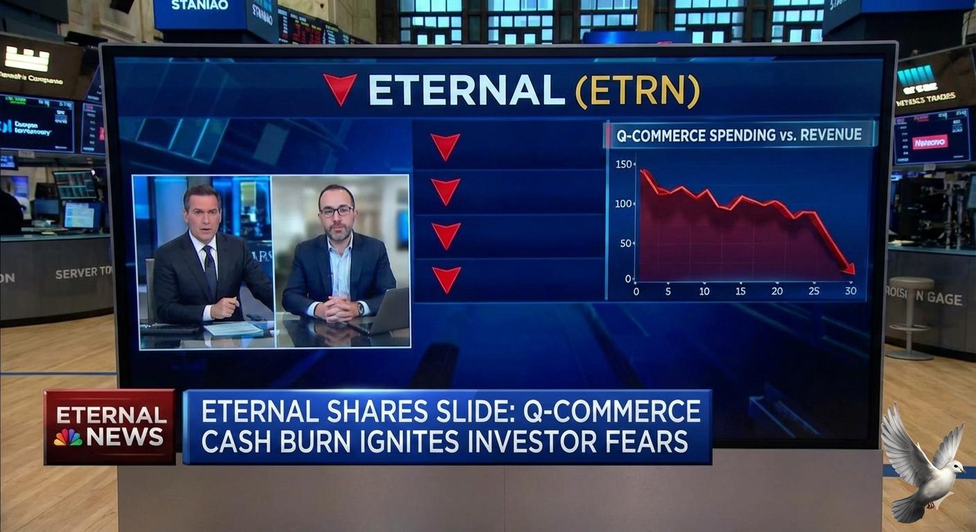 Eternal Shares Decline on Q-Commerce Cash Burn Concerns