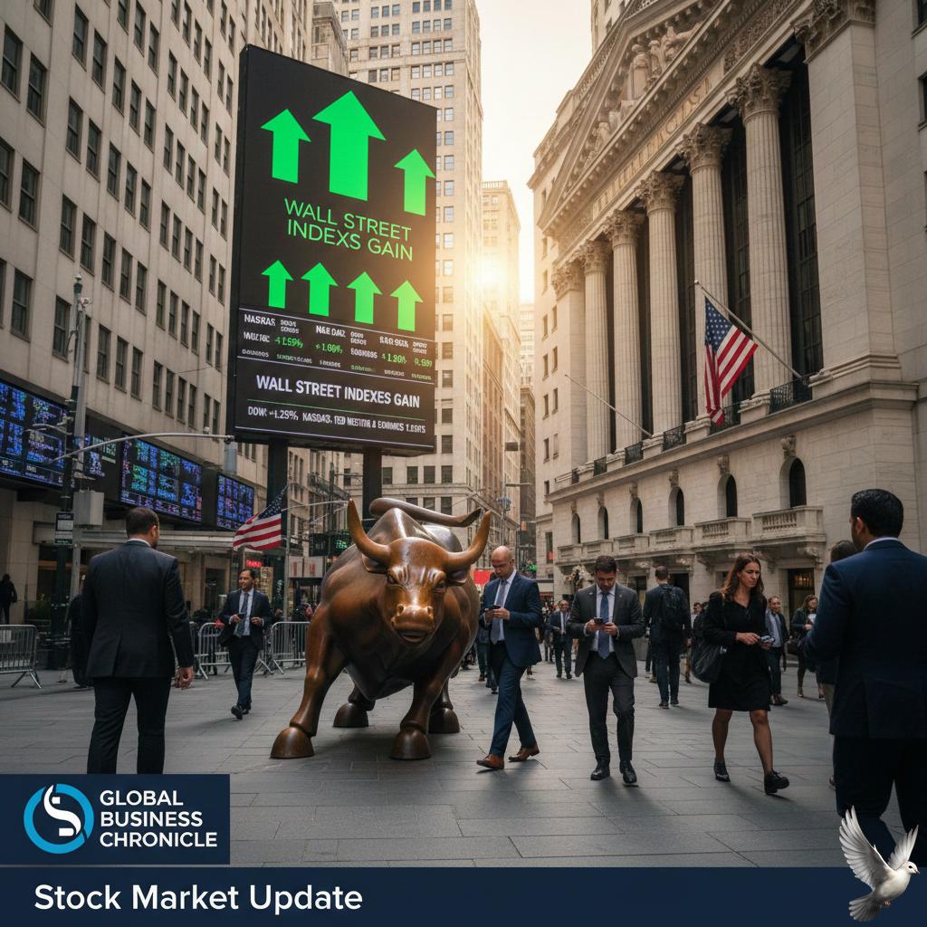 Wall Street Indexes Gain Ahead of Key Events