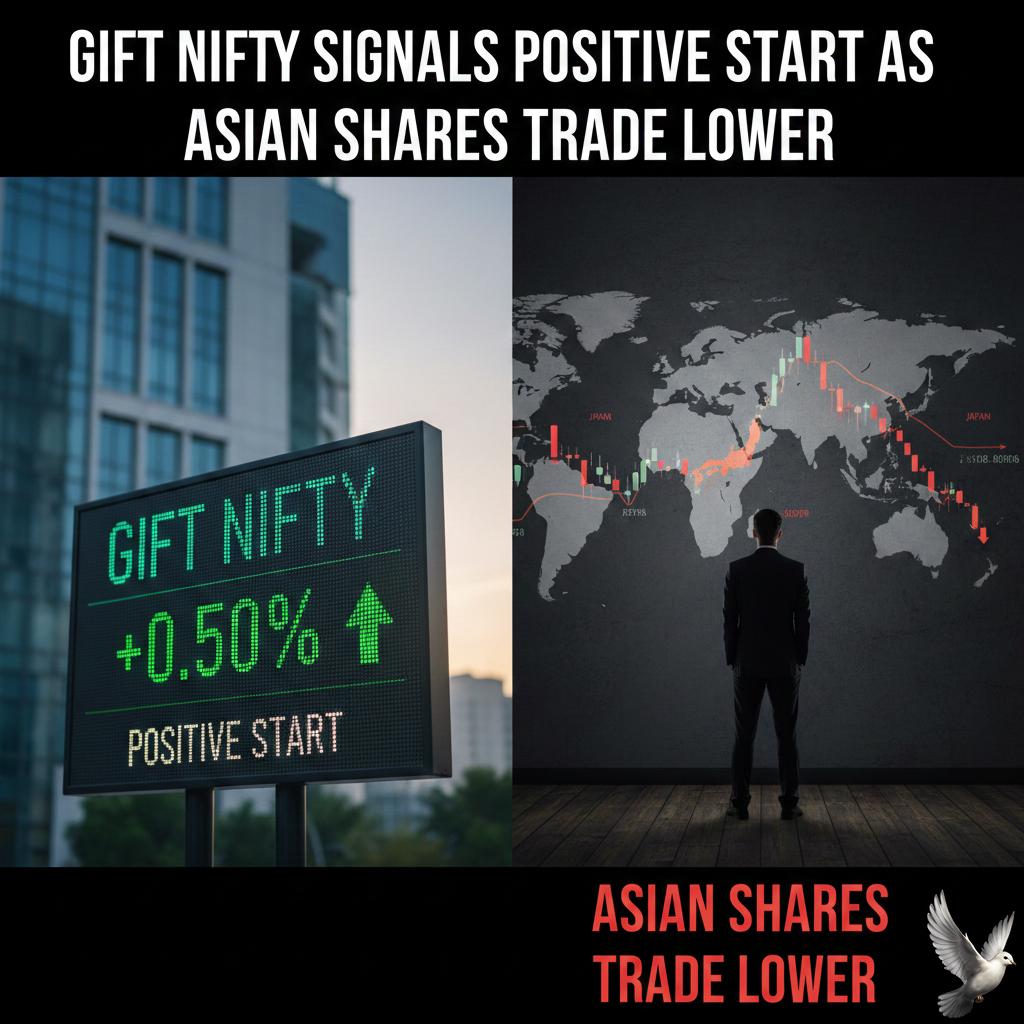 GIFT Nifty Signals Positive Start as Asian Shares Trade Lower
