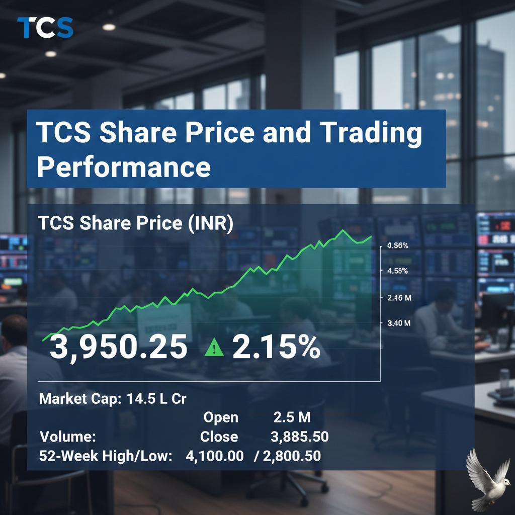 TCS Share Price and Trading Performance