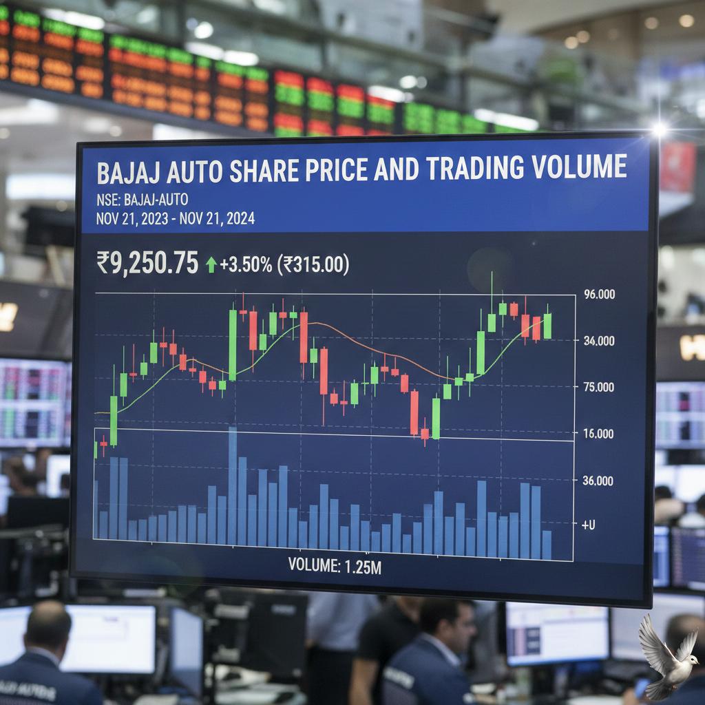 Bajaj Auto Share Price and Trading Volume