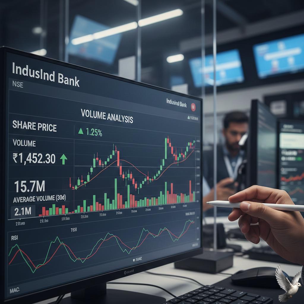 IndusInd Bank Share Price and Volume Analysis