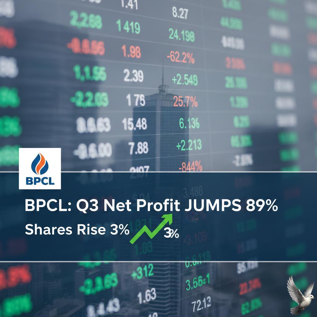 BPCL: Q3 Net Profit Jumps 89%, Shares Rise 3%