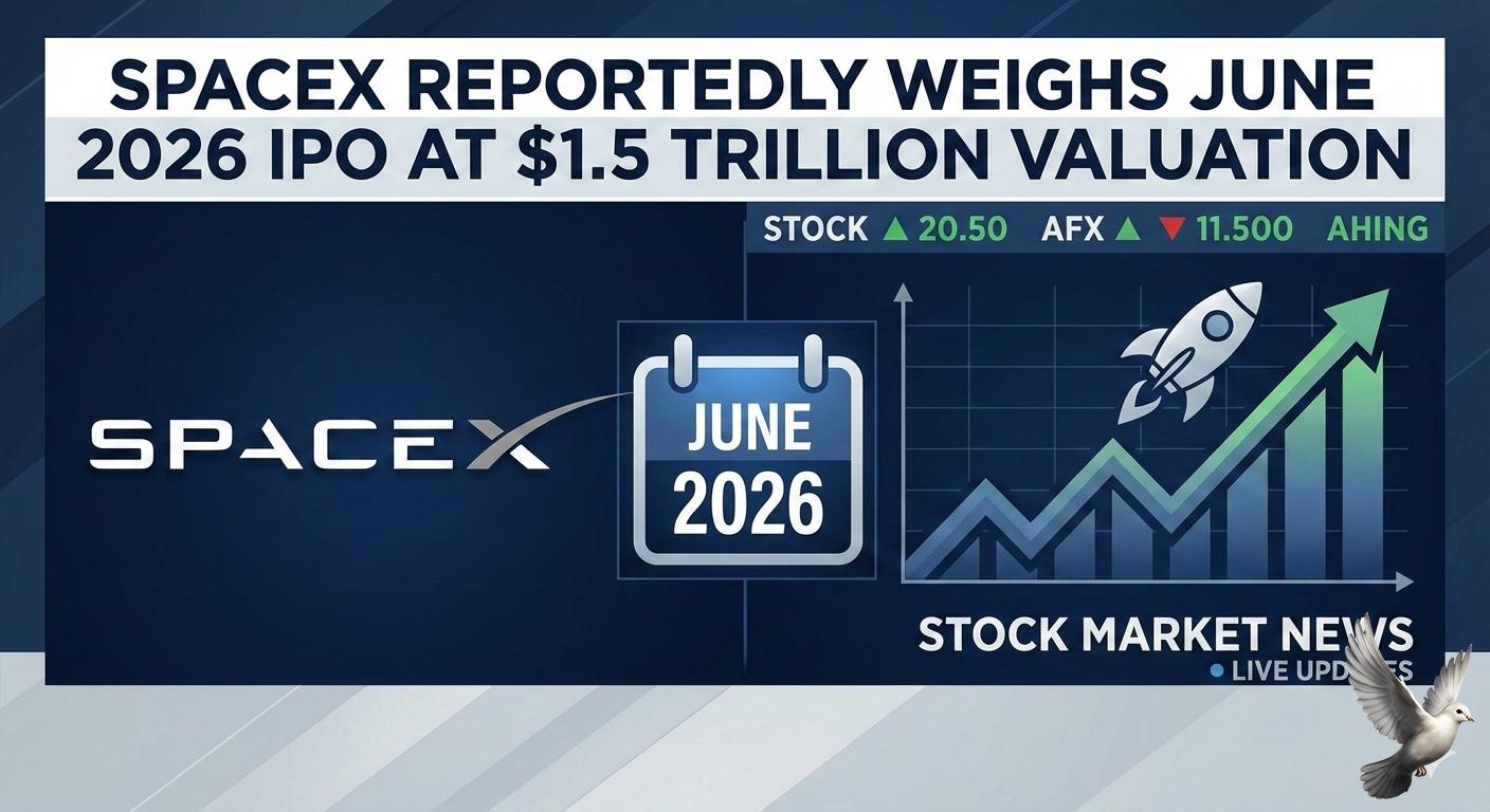 SpaceX Reportedly Weighs June 2026 IPO at $1.5 Trillion Valuation