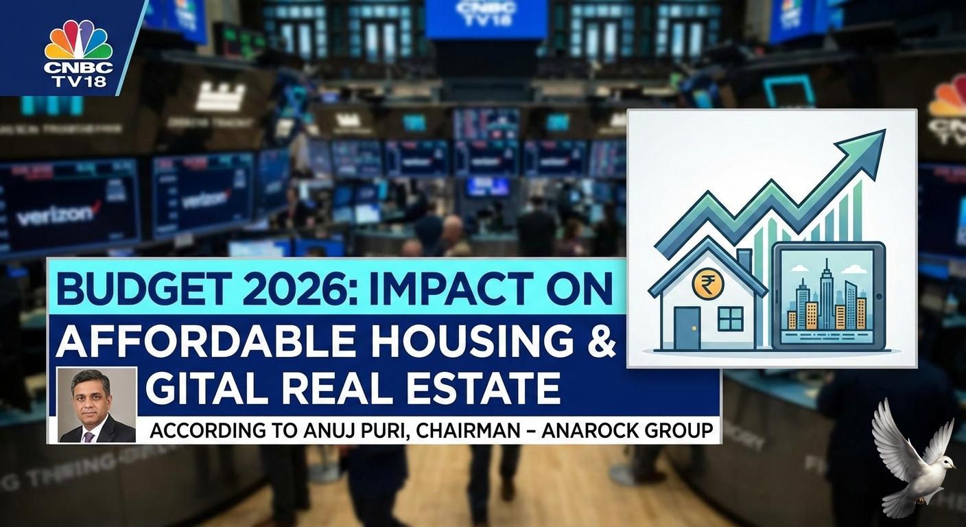 Budget 2026: **Impact on Affordable Housing and Digital Real Estate**, According to Anuj Puri