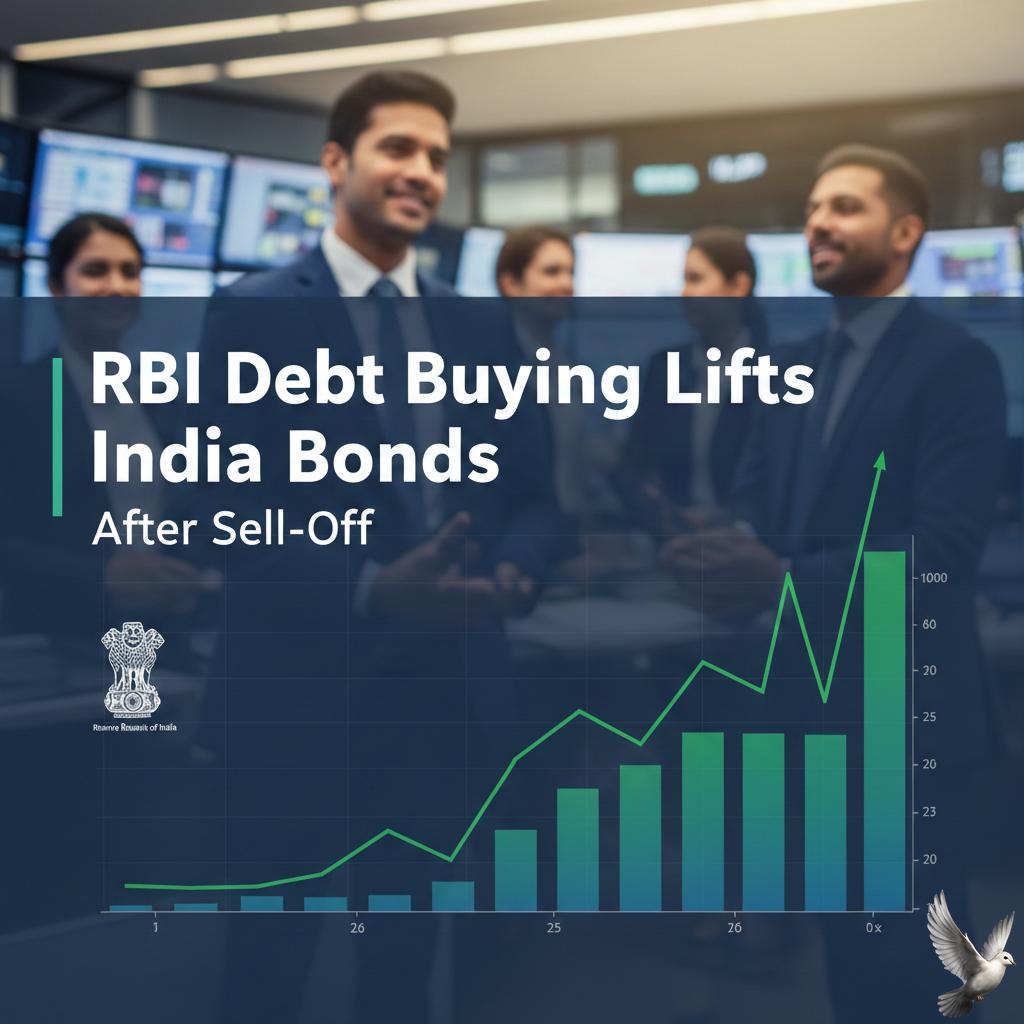 RBI Debt Buying Lifts India Bonds After Sell-Off