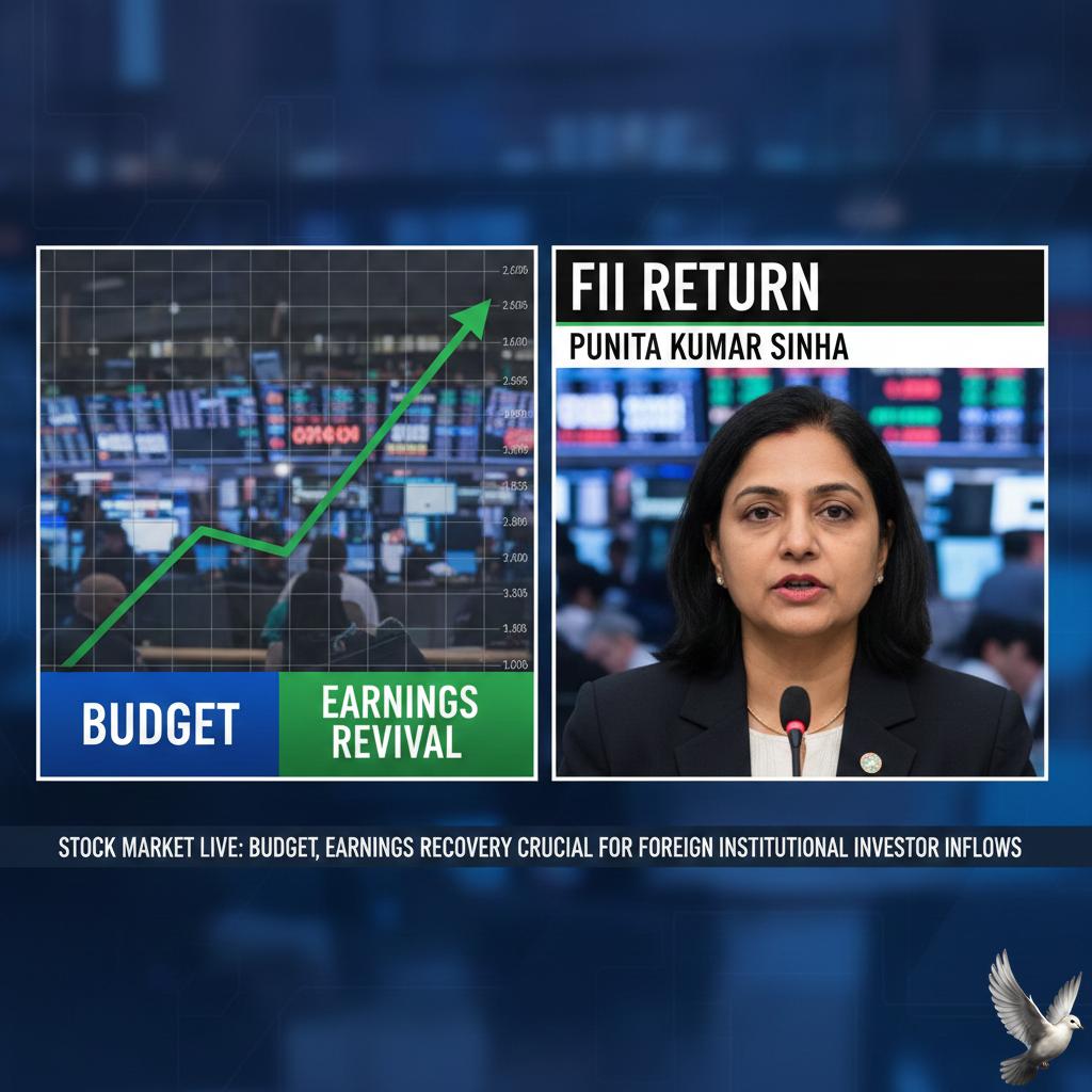 Budget, Earnings Revival Key for FII Return: Punita Kumar Sinha