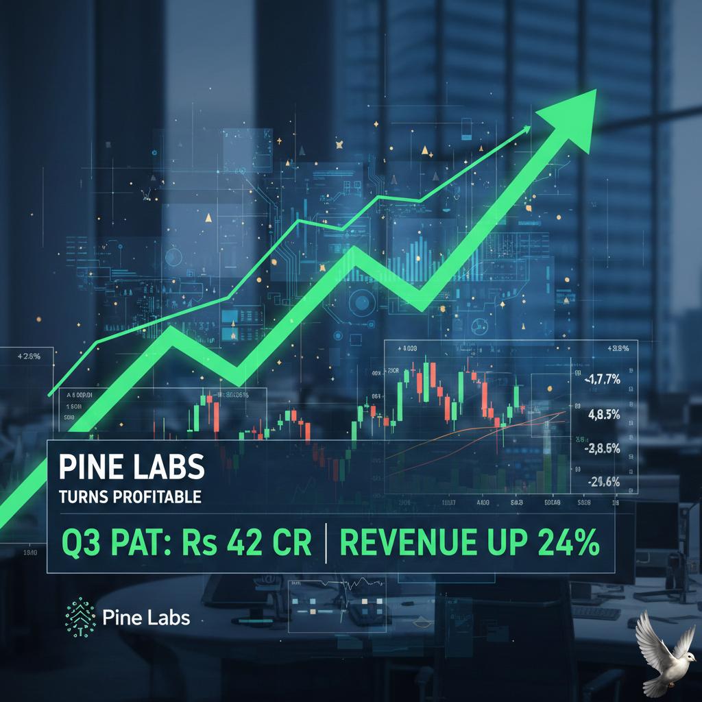 Pine Labs Turns Profitable in Q3 with Rs 42 Crore PAT; Revenue Up 24%
