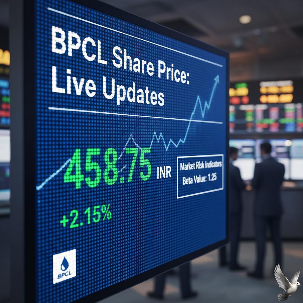 BPCL Share Price: Live Updates and Market Risk Indicators (Beta Value)