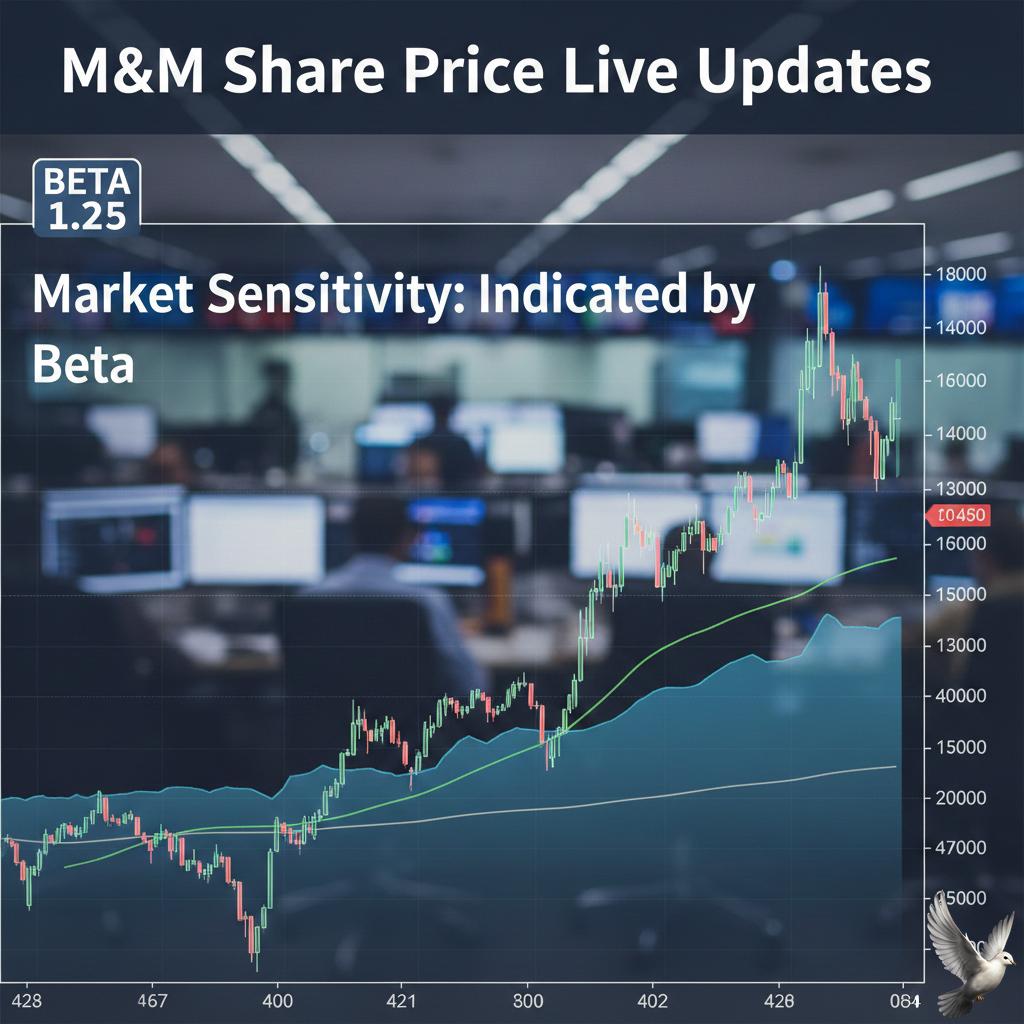M&M Share Price Live Updates: Market Sensitivity Indicated by Beta