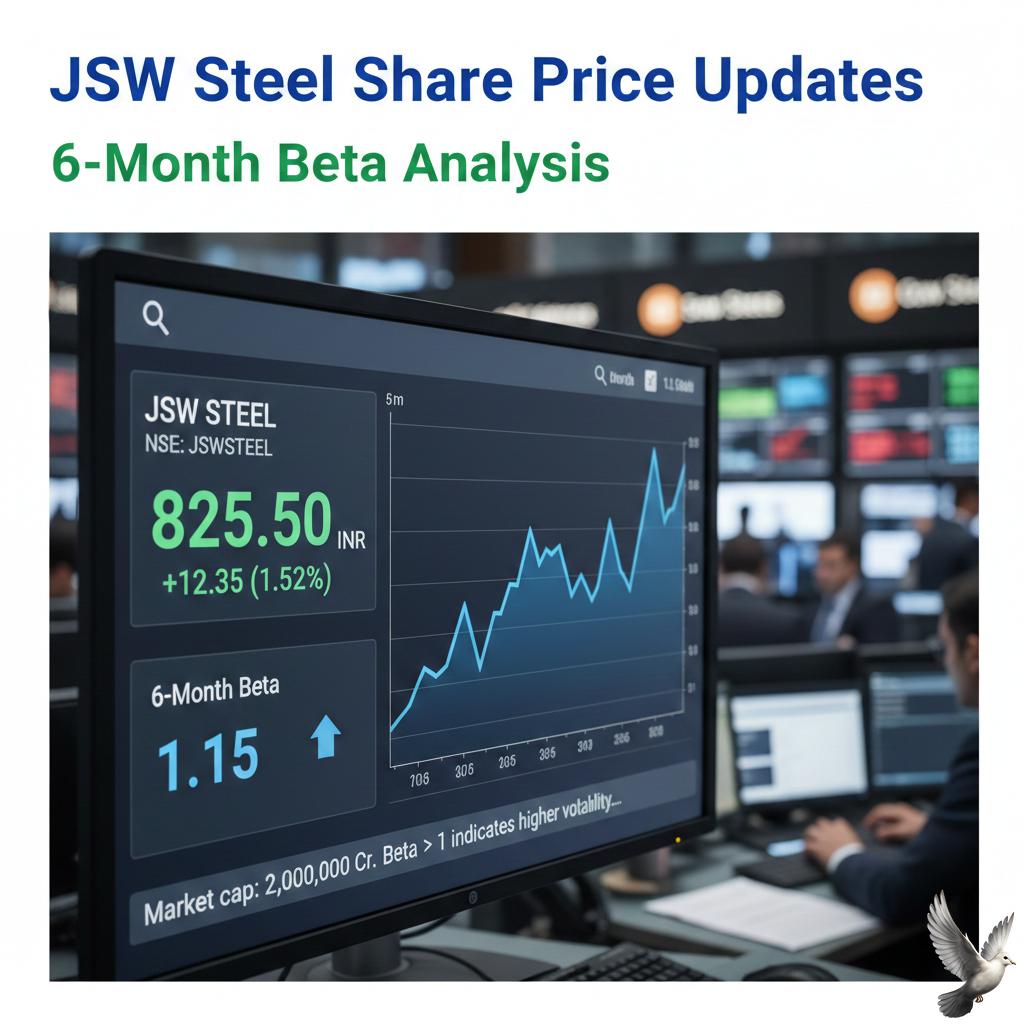 JSW Steel Share Price Updates and 6-Month Beta Analysis