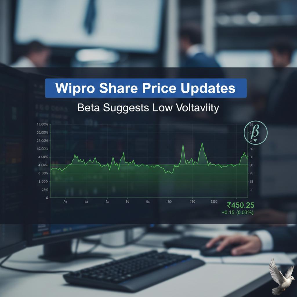 Wipro Share Price Updates: Beta Suggests Low Volatility