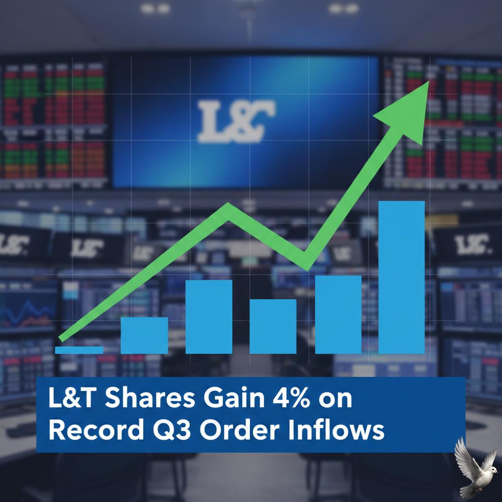 L&T Shares Gain 4% on Record Q3 Order Inflows