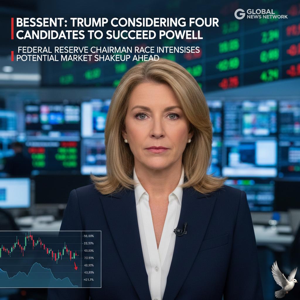 Bessent: Trump Considering Four Candidates to Succeed Powell