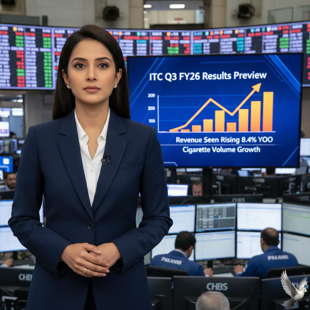ITC Q3 FY26 Results Preview: Revenue Seen Rising 8.4% YoY on Cigarette Volume Growth