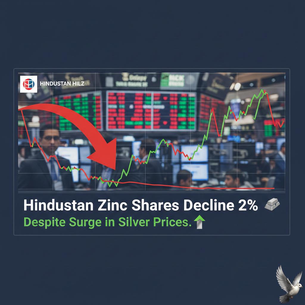 Hindustan Zinc Shares Decline 2% Despite Surge in Silver Prices