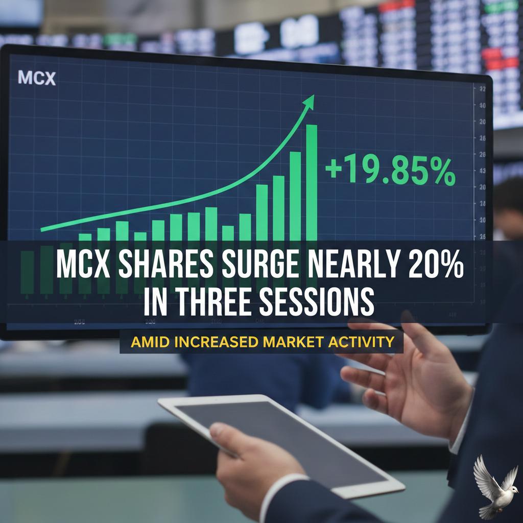 MCX Shares Surge Nearly 20% in Three Sessions Amid Increased Market Activity