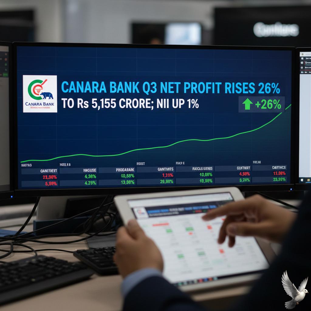 Canara Bank Q3 Net Profit Rises 26% to Rs 5,155 Crore; NII Up 1%