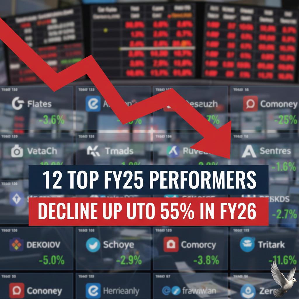 12 Top FY25 Performers Decline Up to 55% in FY26
