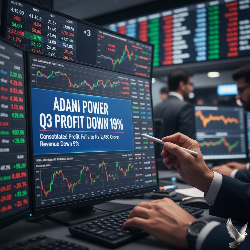 Adani Power Q3 Consolidated Profit Falls 19% to Rs 2,480 Crore; Revenue Down 9%
