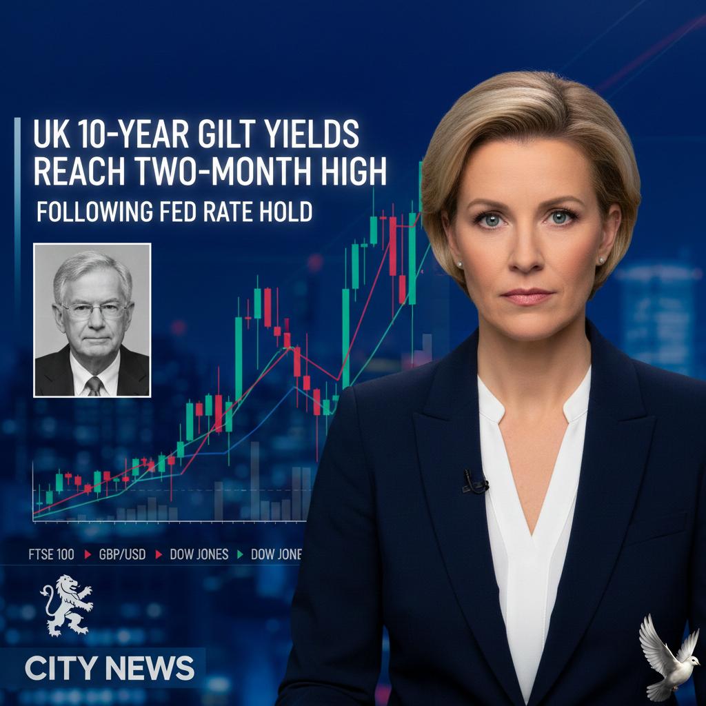 UK 10-Year Gilt Yields Reach Two-Month High Following Fed Rate Hold