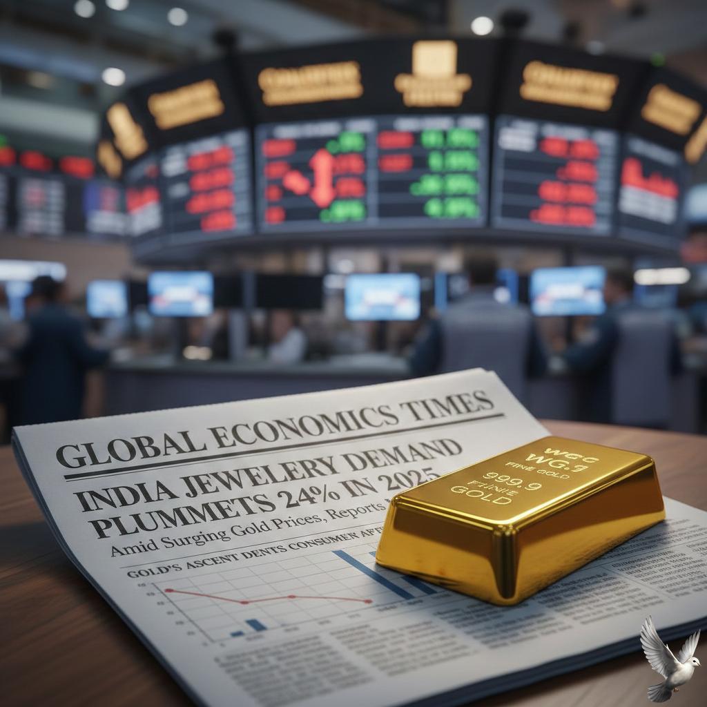 India Jewellery Demand Declines 24% in 2025 Amid Rising Gold Prices: WGC