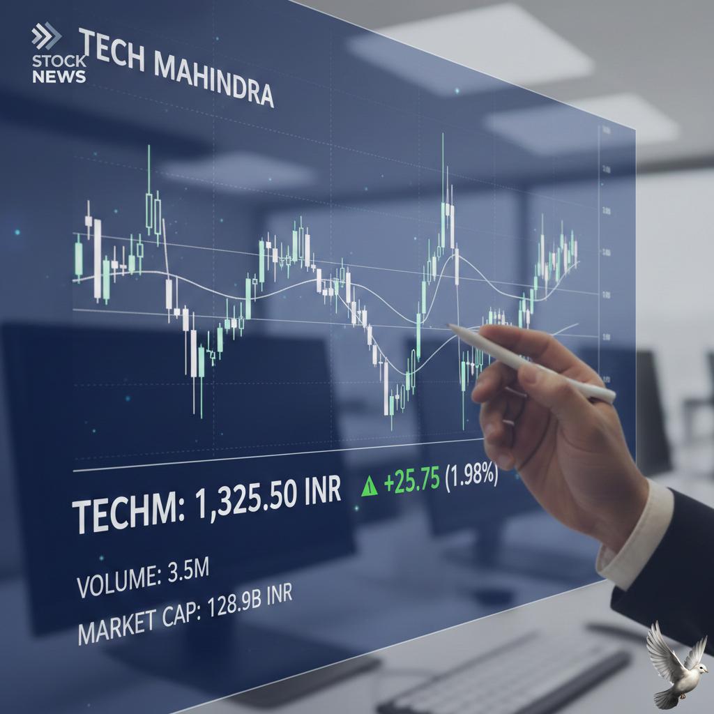 Tech Mahindra Share Price and Trading Activity