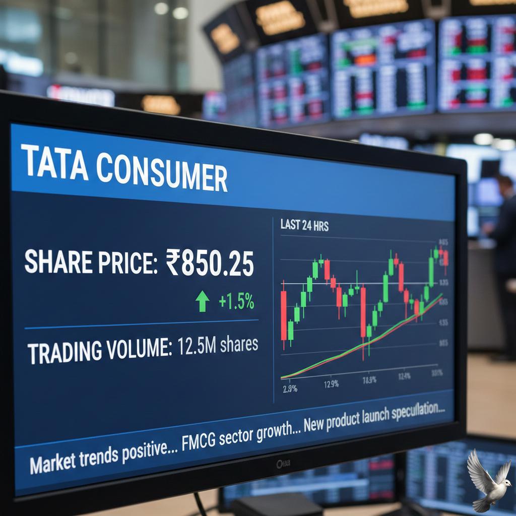 Tata Consumer Share Price and Trading Volume Updates