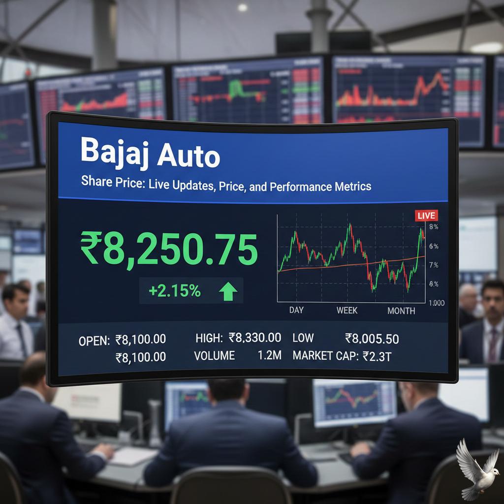 Bajaj Auto Share Price: Live Updates, Price, and Performance Metrics