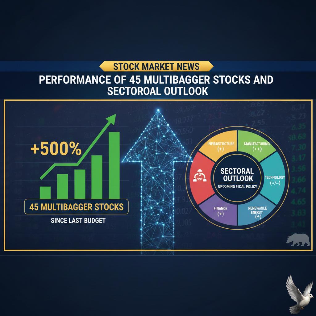 Performance of 45 Multibagger Stocks Since Last Budget and Sectoral Outlook for Upcoming Fiscal Policy