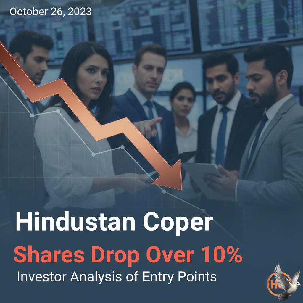Hindustan Copper Shares Drop Over 10% Amid Investor Analysis of Entry Points