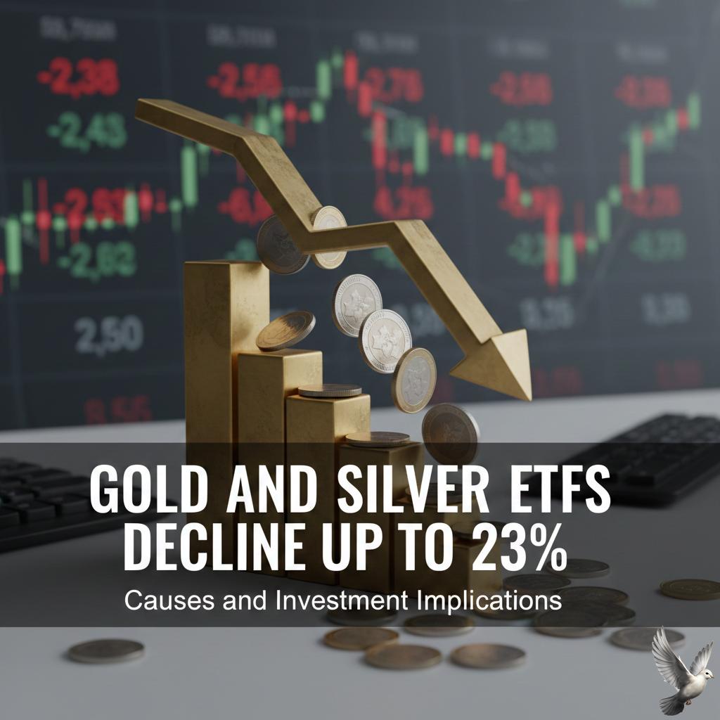 Gold and Silver ETFs Decline Up to 23%: Causes and Investment Implications